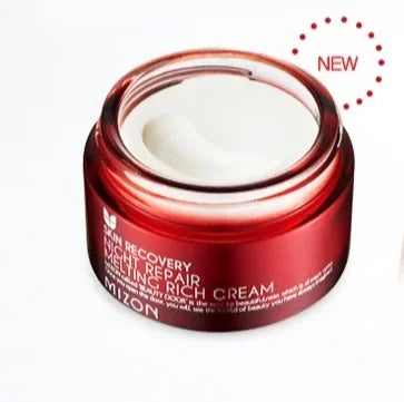 Korea Mizon Skin Recovery Night Repair Melting Rich Serum Cream Luxury Anti-aging Face Lifting Firming Brighten Facial Skin Care