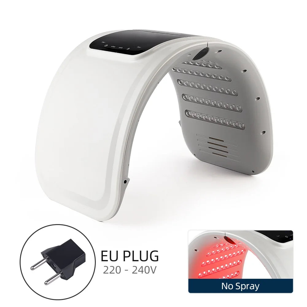 Foreverlily 7 Colors LED Photon Machine Skin Rejuvenation Nano Spray Facial Body Spa Device Deep Hydration Beauty Mask